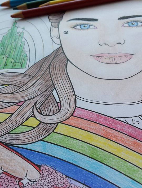 Coloured in Dorothy Gale