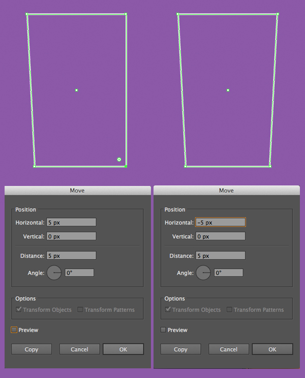 use Move function to form the bottom of the cup