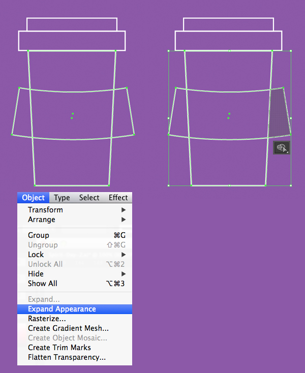 use shape builder tool to delete the pieces