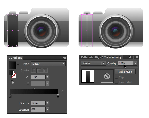 form a camera grip in screen mode