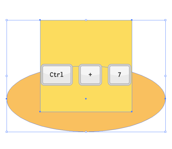 creating a clipping mask using control  7