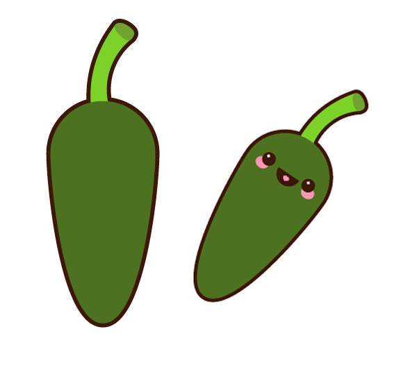 Complete the jalapeno design