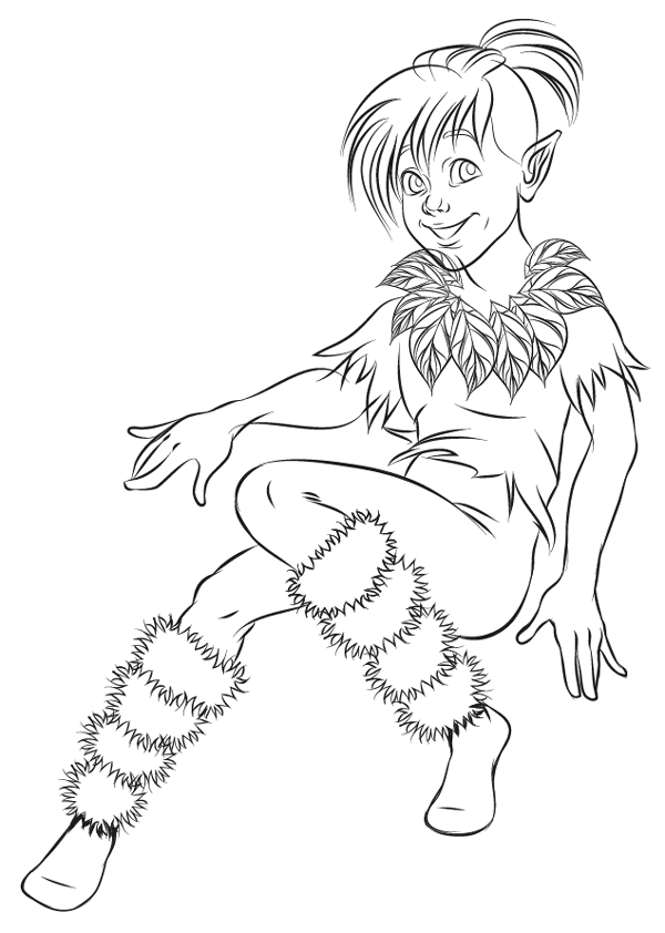 Fairy line art