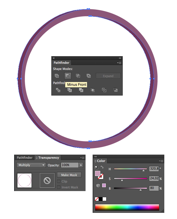 create a shadow in Multiply Blending Mode