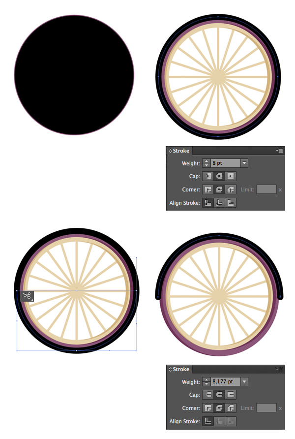 create a fender from a circle 1