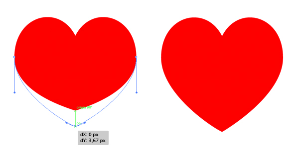 shape the heart suit symbol 4