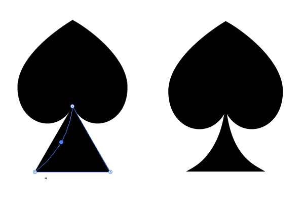 shape the spades suit symbol 2