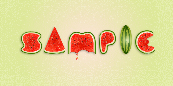 Create a Watermelon Text Effect in Adobe Illustrator