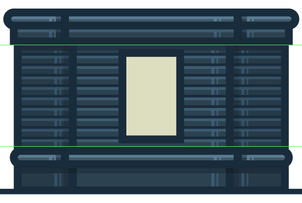 positioning the window shade for the bottom section divider