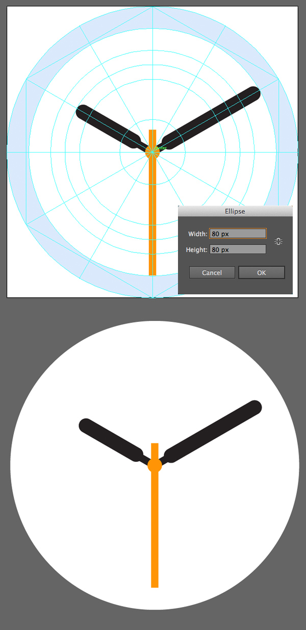 create the circle icon base