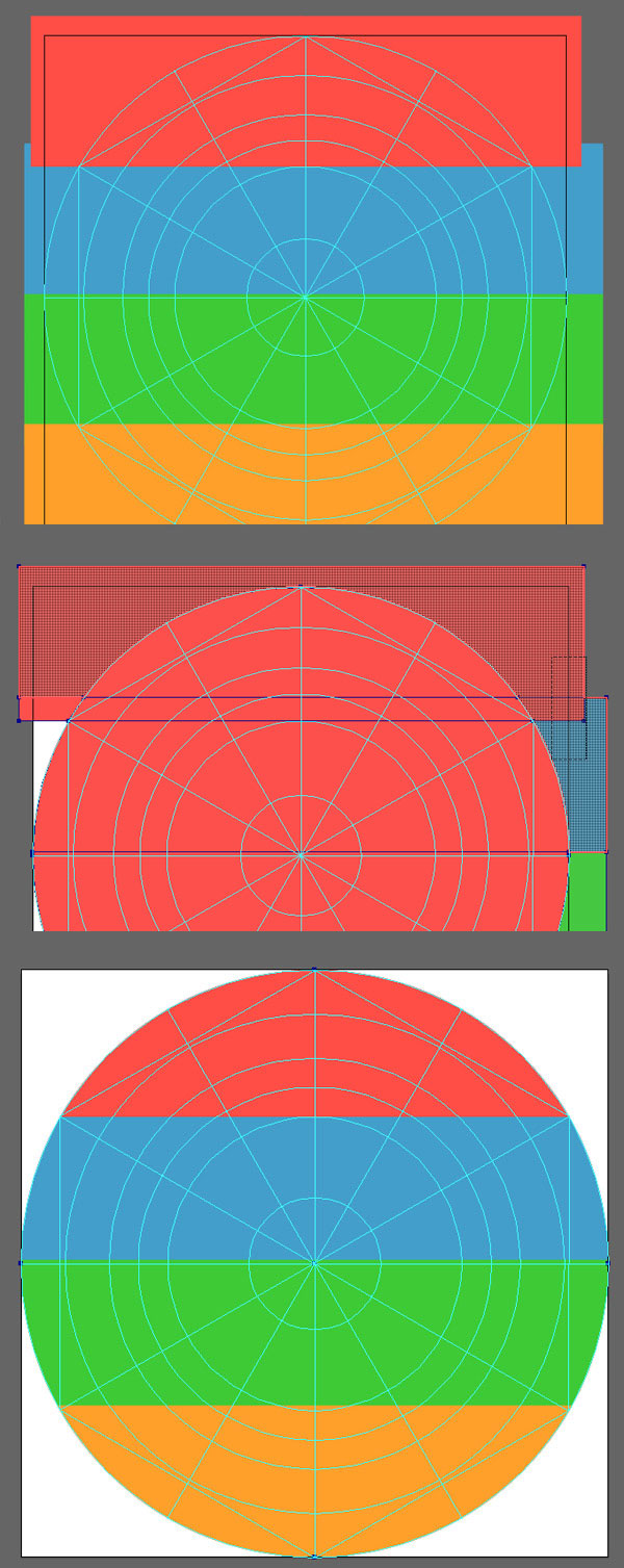 create a striped icon base