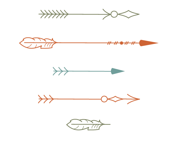 coloring the arrows