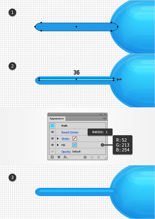 thin rounded rectangle