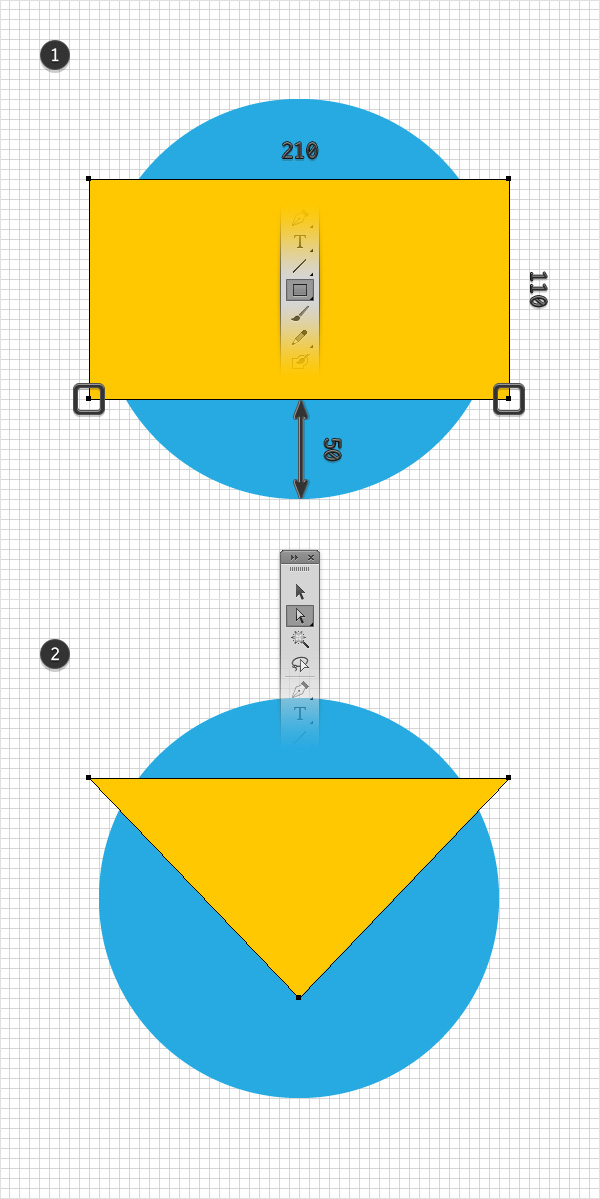 yellow triangle