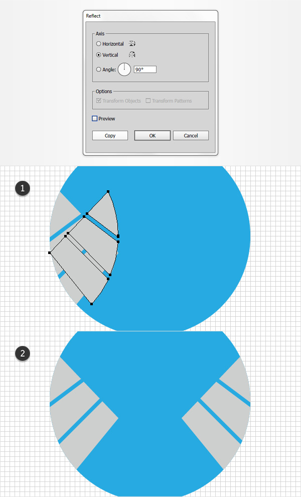 duplicate grey compound path