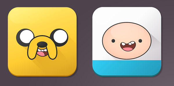 Jake the dog and Finn the human