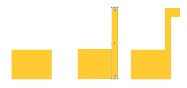 Draw a giraffe from a series of rectangles