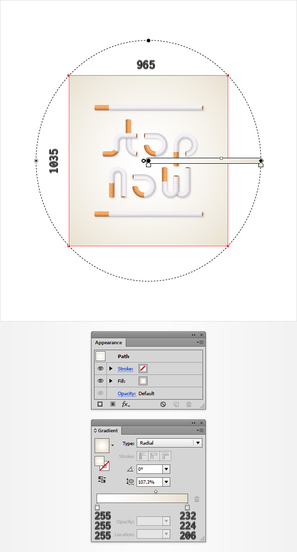 radial gradient