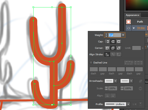 Antler stroke settings