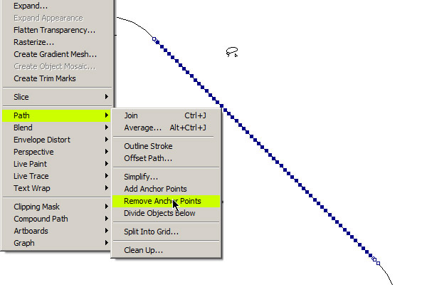 Remove Anchor Points