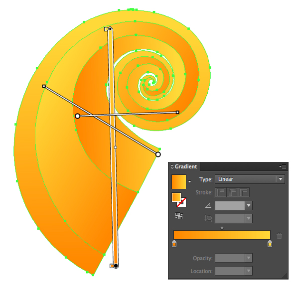 Change the direction of linear gradients