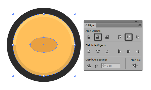 creating the base shape for the coin icons eye