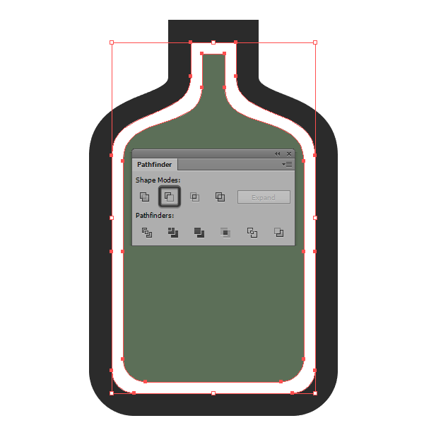 creating the bottles inner section