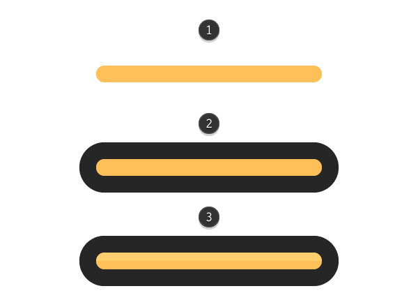 creating the bottom golden insertion