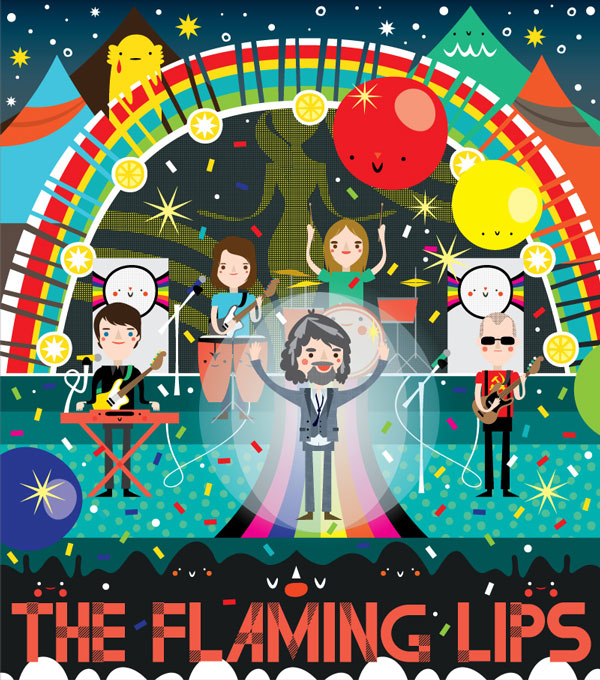 the flaming lips vector piece