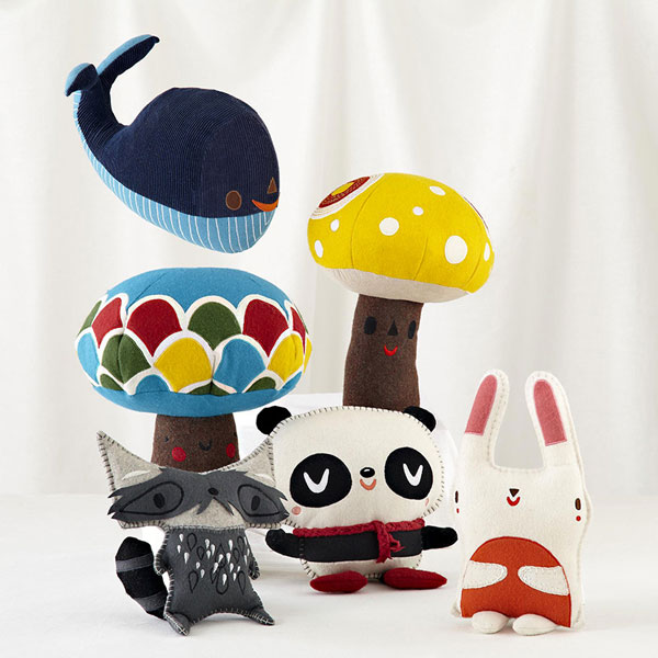 Cute plush designs for The Land of Nod