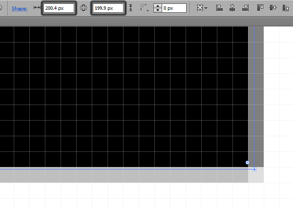 shape with incorrect use of decimal values