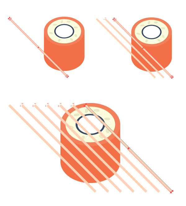 add more stripes by duplicating them