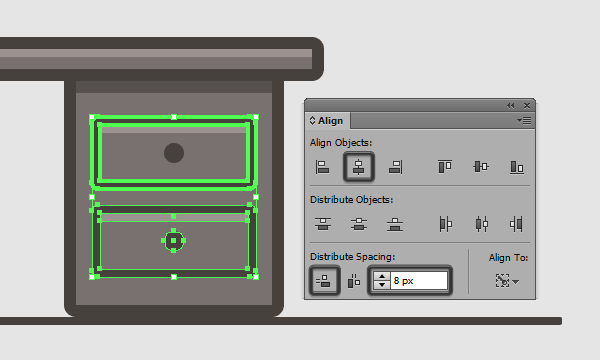 positioning the second drawer onto the base