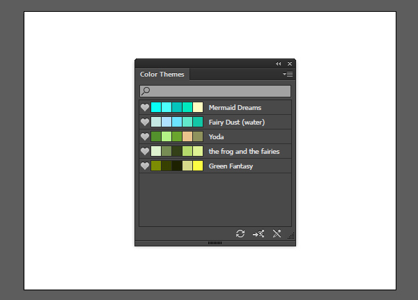 Download your palettes directly in Illustrator