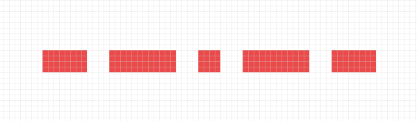 adjusting the first row of the pattern