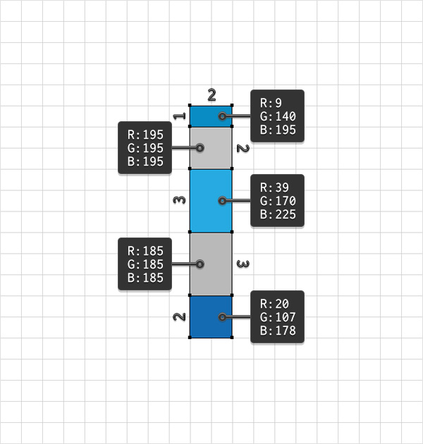 second rectangles column