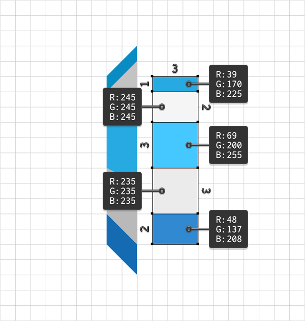 third rectangles column