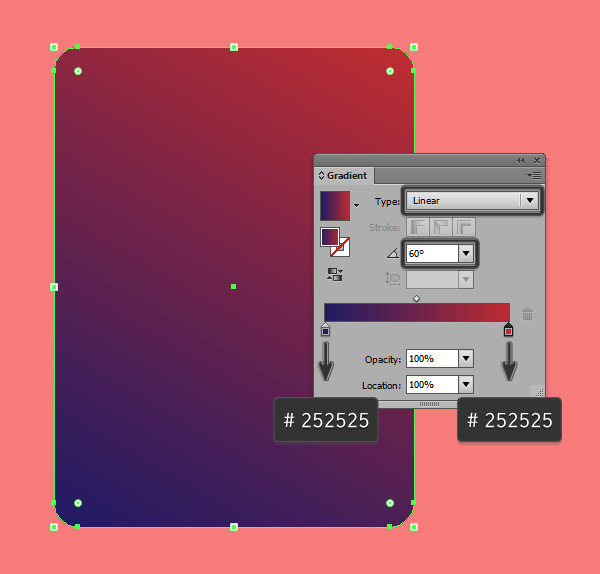 gradient settings