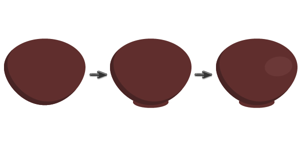 creating the bottom of the makitra and a highlight