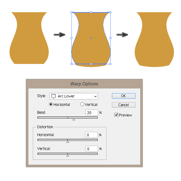 creating a base shape of the pitcher