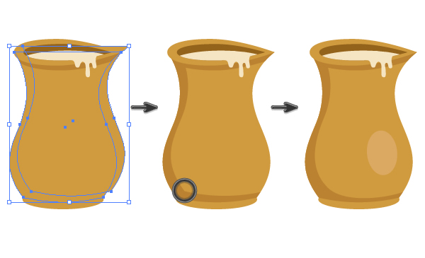 creating a shadow on the pitcher 2