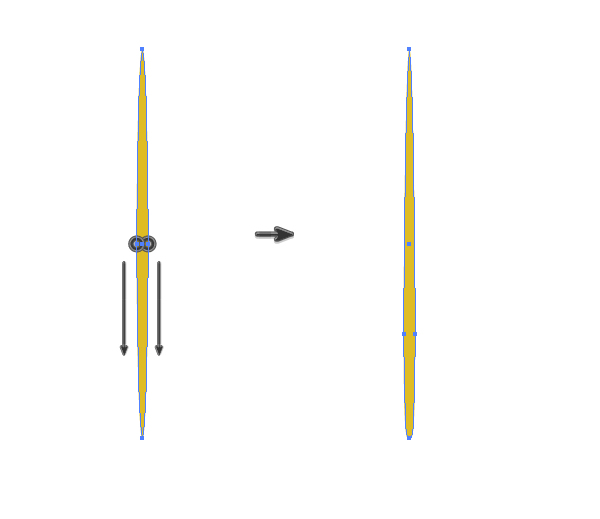 creating a stalk of the spikelet