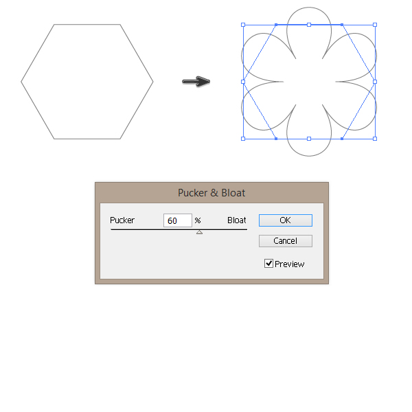 drawing the flower