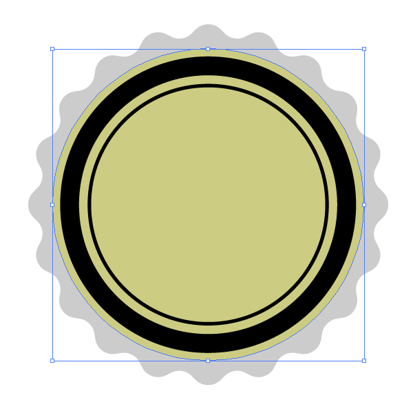 create a circle with ellipse tool