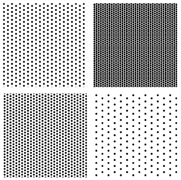 variations in halftone patterns