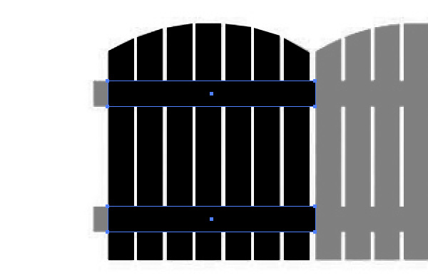 Create the horizontal planks