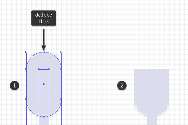 adjusting the top section of the vertical arm