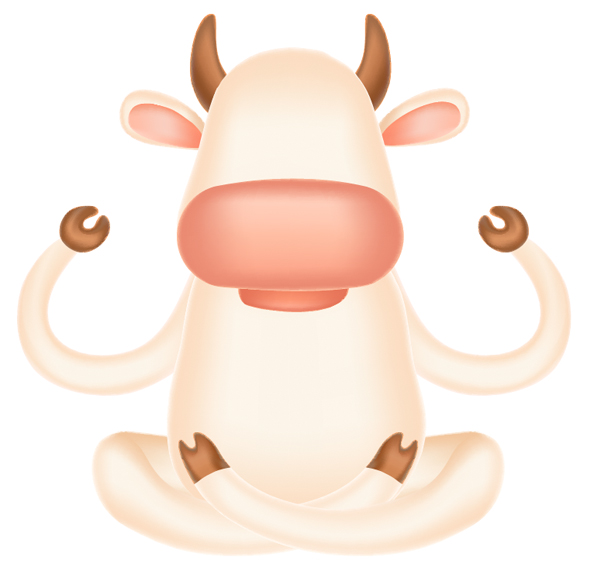 cow elements made with mesh