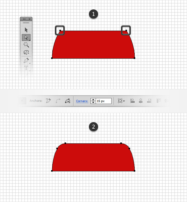 rounded coners