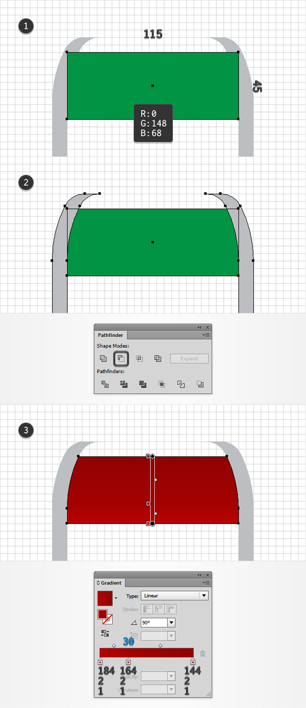 main dent shape